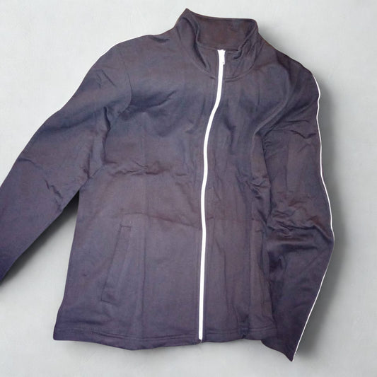 Catalog Classics Thin Stripe Athleisure Track Jacket Pant Set
