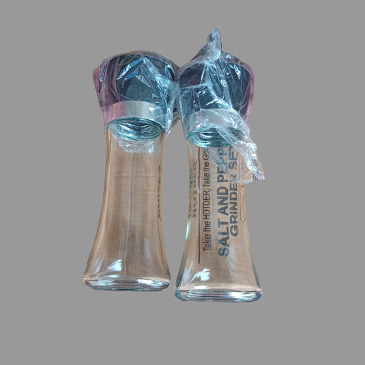 Glass Salt and Pepper Grinder Set